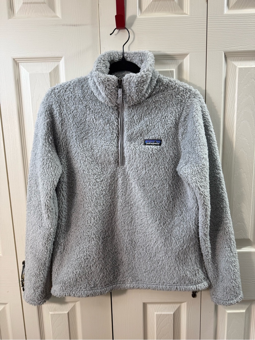 Patagonia Los Gatos Quarter Zip Fleece Pullover Gray Womens Size Medium
